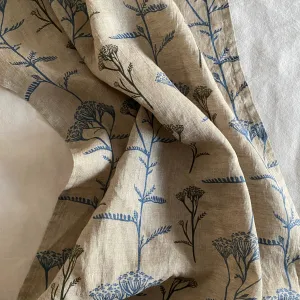 Natural Yarrow - Linen Tea Towel