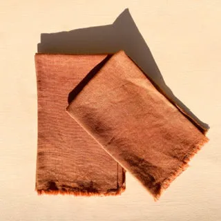 Naturally Dyed Linen Napkins