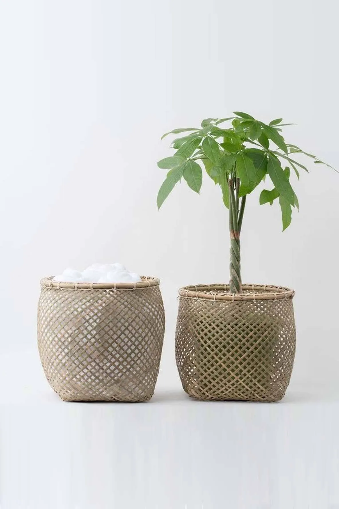 Neepa Hut Handwoven Bamboo Basket