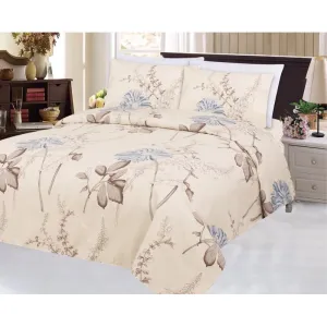 New in package! Wayfair Beautiful Floral Bamboo Living Wrinkle Free Duvet Cover set in Queen!