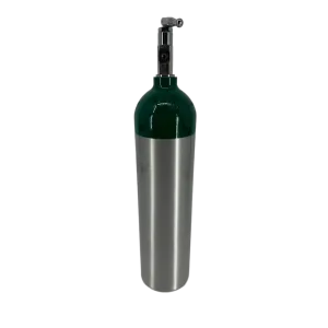 New Medical D Aluminum Oxygen Cylinder CGA870 Toggle Valve