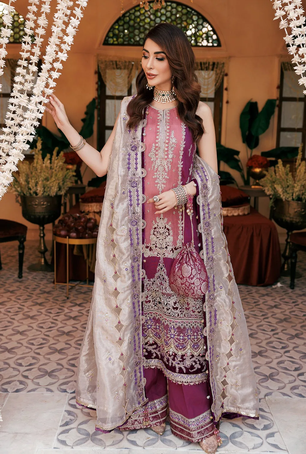 NOOR BY SAADIA ASAD | WEDDING COLLECTION’ 22 | D7-FREESIA