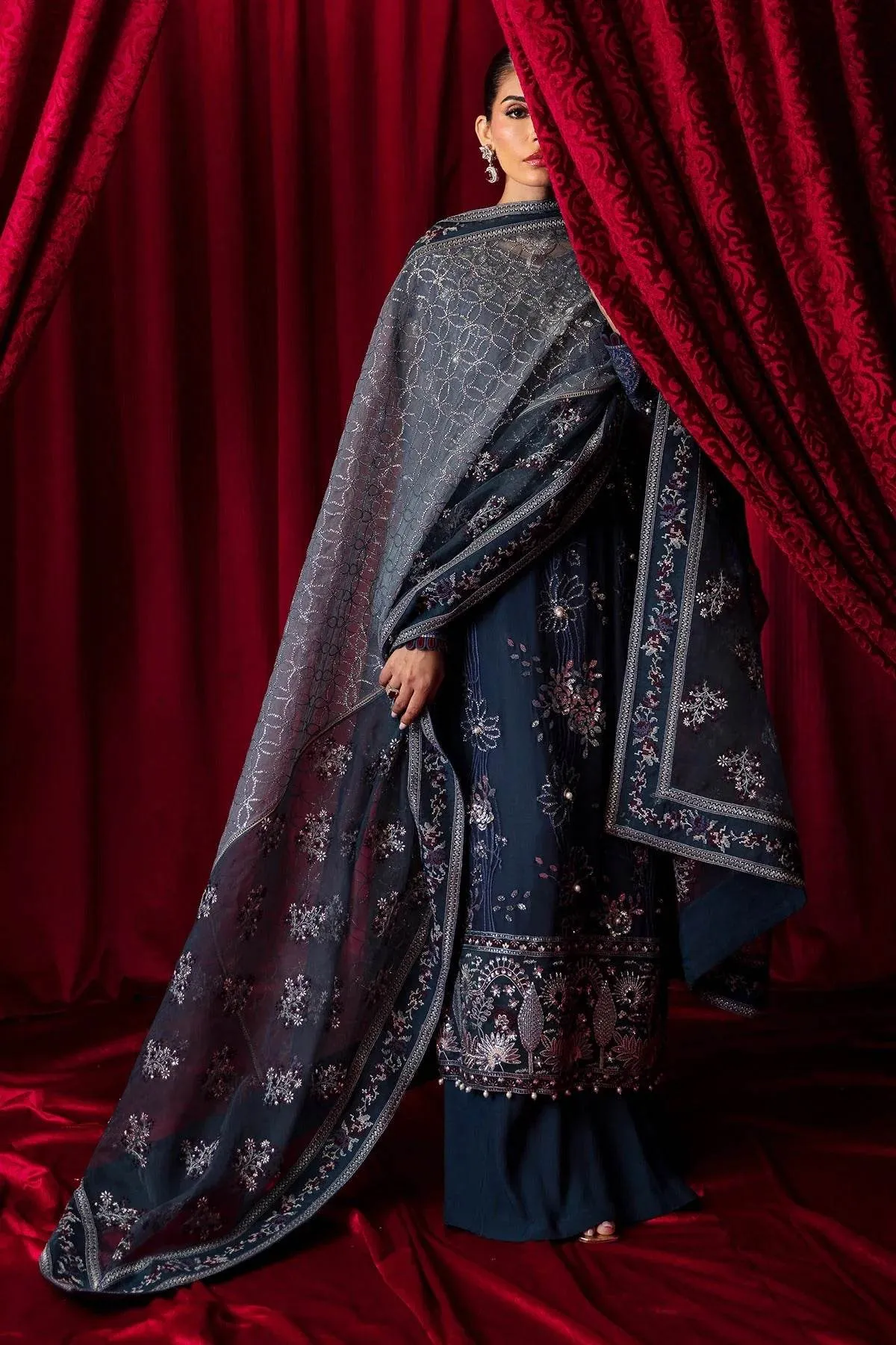 Nureh Elanora Embroidered Luxury 3pcs