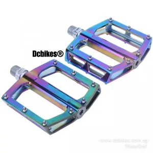 Oil Slick Rainbow MTB Road Aluminum Alloy MTB Pedals