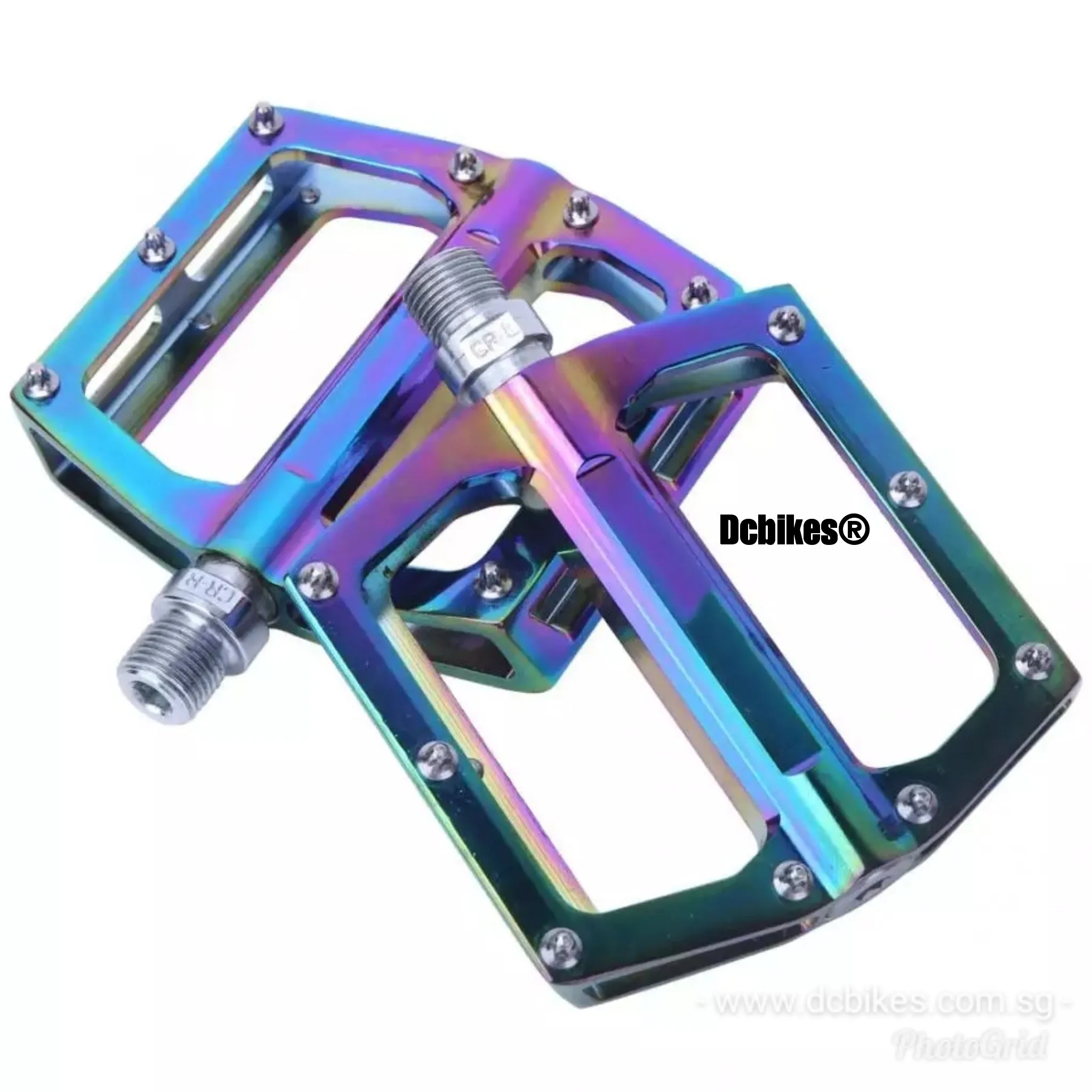 Oil Slick Rainbow MTB Road Aluminum Alloy MTB Pedals