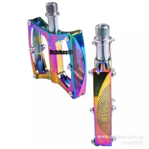 Oil Slick Rainbow MTB Road Aluminum Alloy Ultralight MTB Pedals