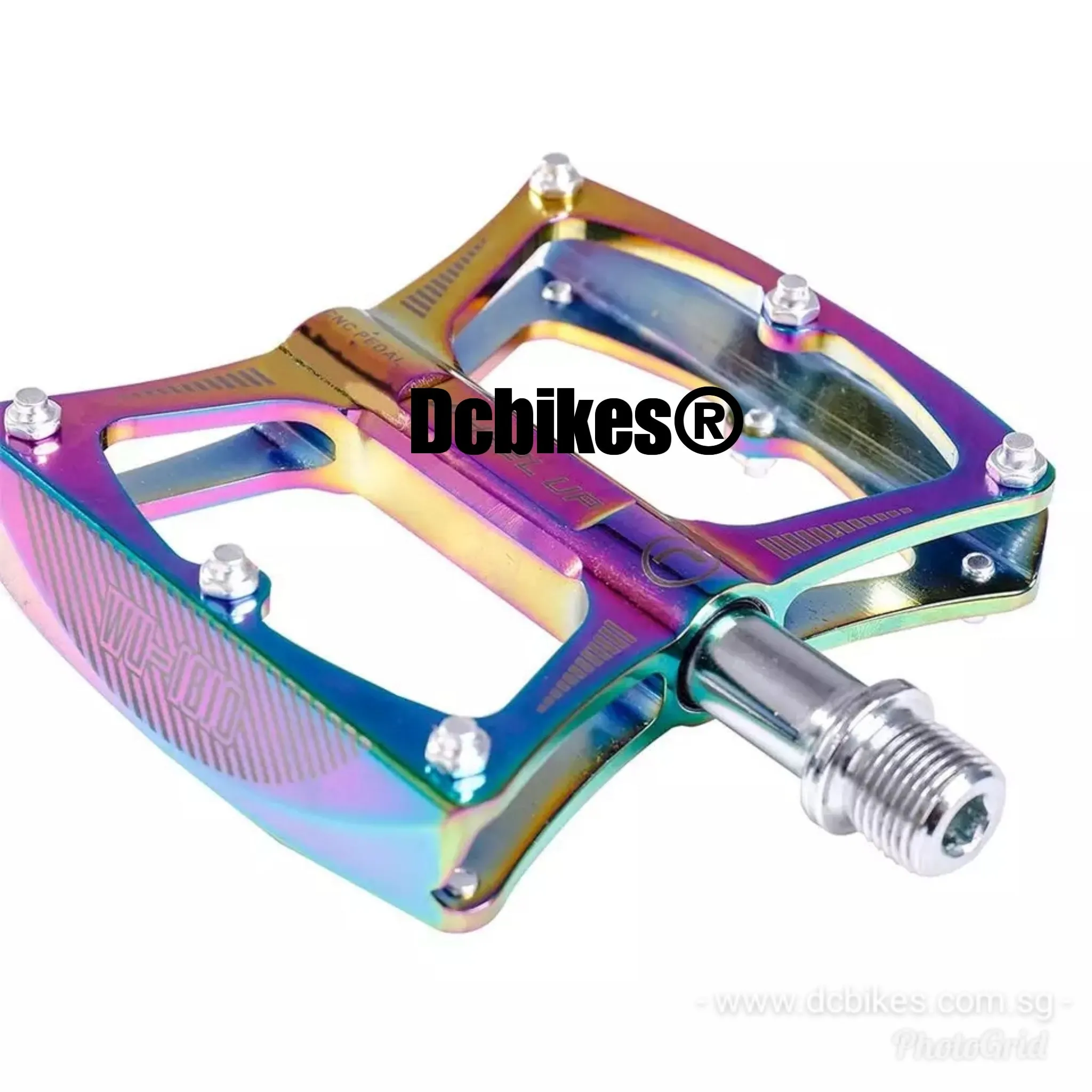 Oil Slick Rainbow MTB Road Aluminum Alloy Ultralight MTB Pedals