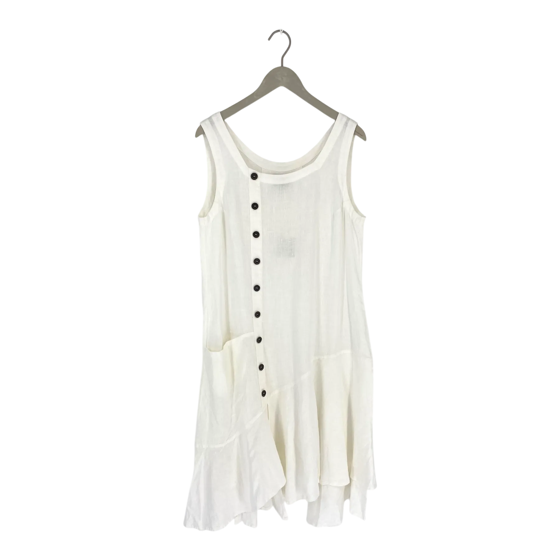 Olars Ulla kana linen dress, white | woman M