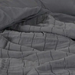 Oona Home - Plaid Cotton Coverlet Twin