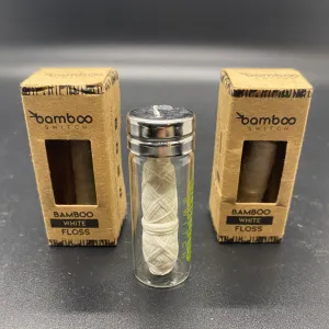 Organic & Vegan Bamboo Floss - White