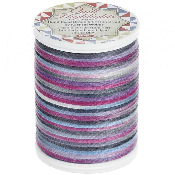 Organic Cotton Braid by Kathrin Weber | Blueberry