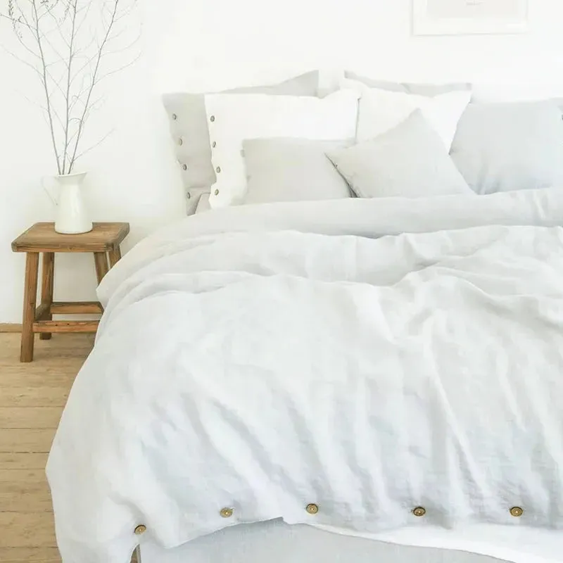 Organic French Flax Linen Bedding Cover Set