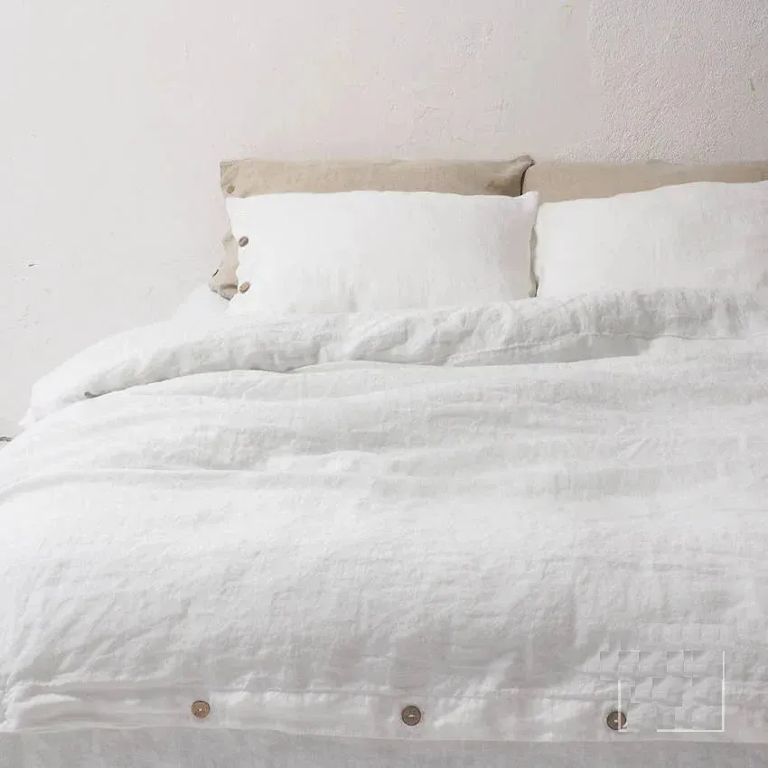 Organic French Flax Linen Bedding Cover Set