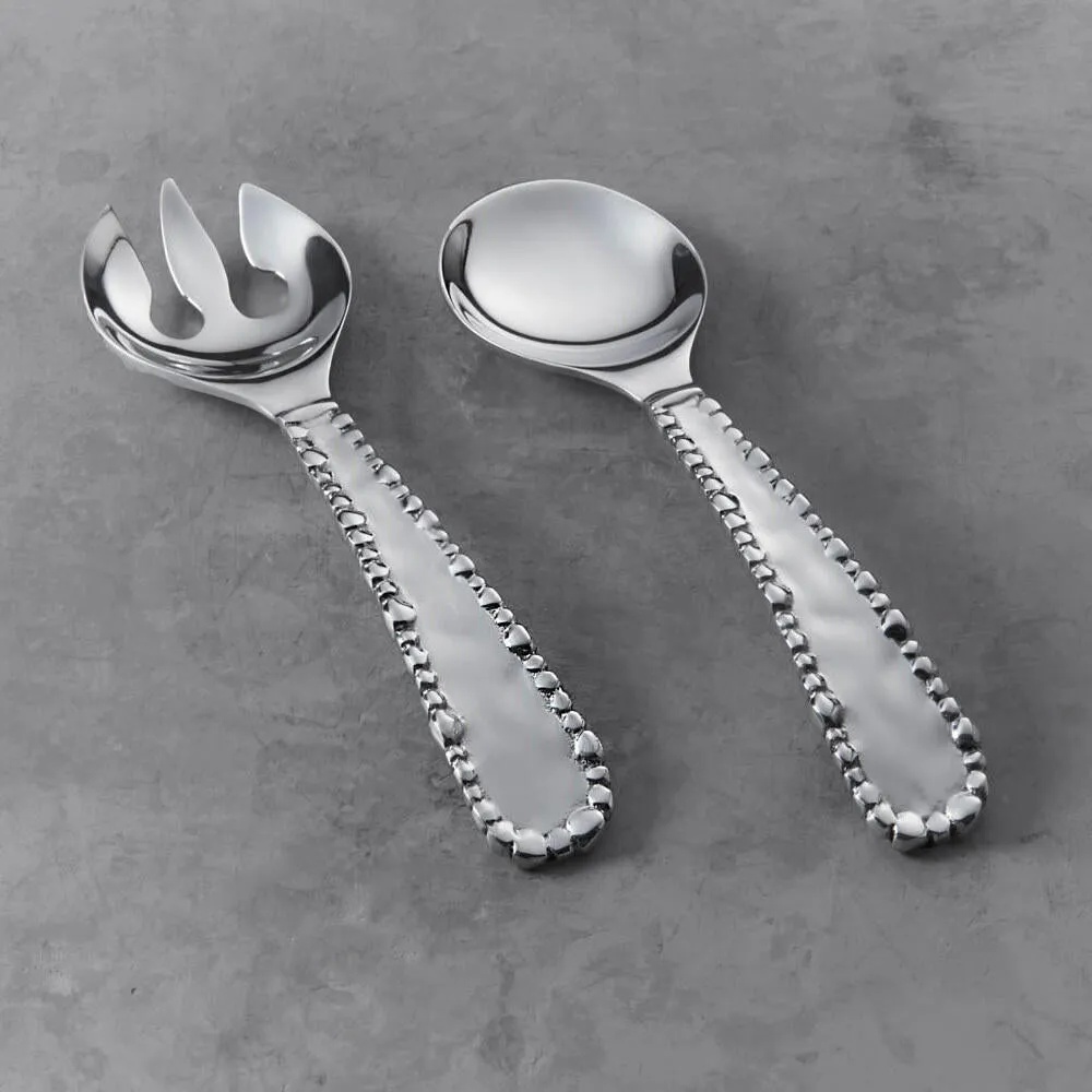 ORGANIC PEARL SMALL SALAD SERVERS