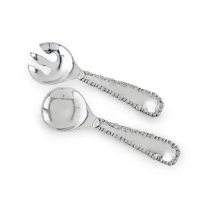 ORGANIC PEARL SMALL SALAD SERVERS