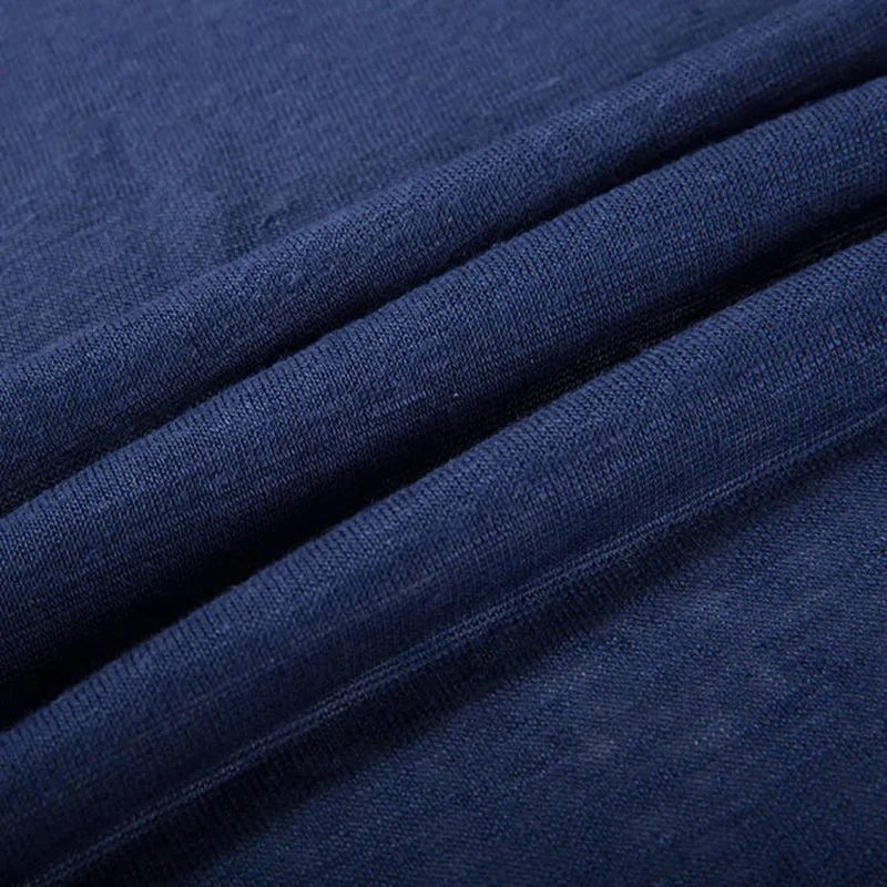 Organic solid knit hemp fabric for lining