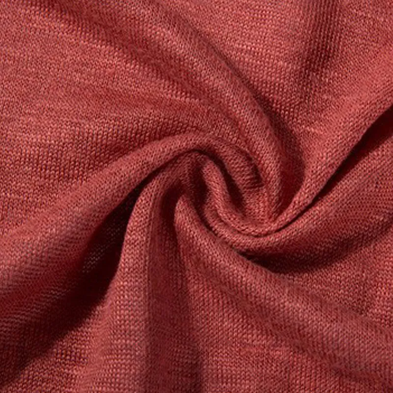 Organic solid knit hemp fabric for lining