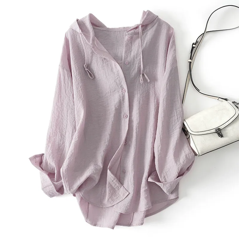 Orion Femme Linen Hoodie