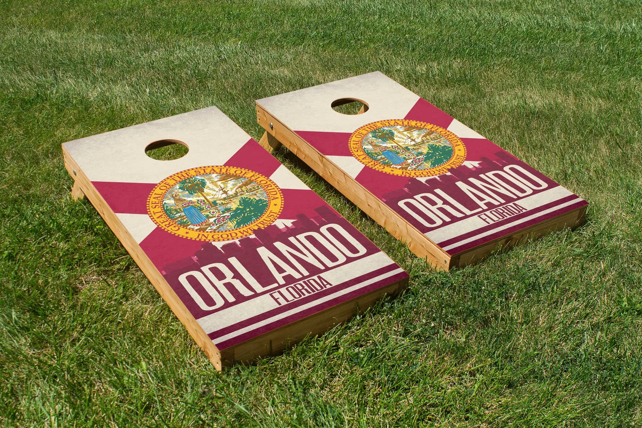 Orlando State Flag Skyline