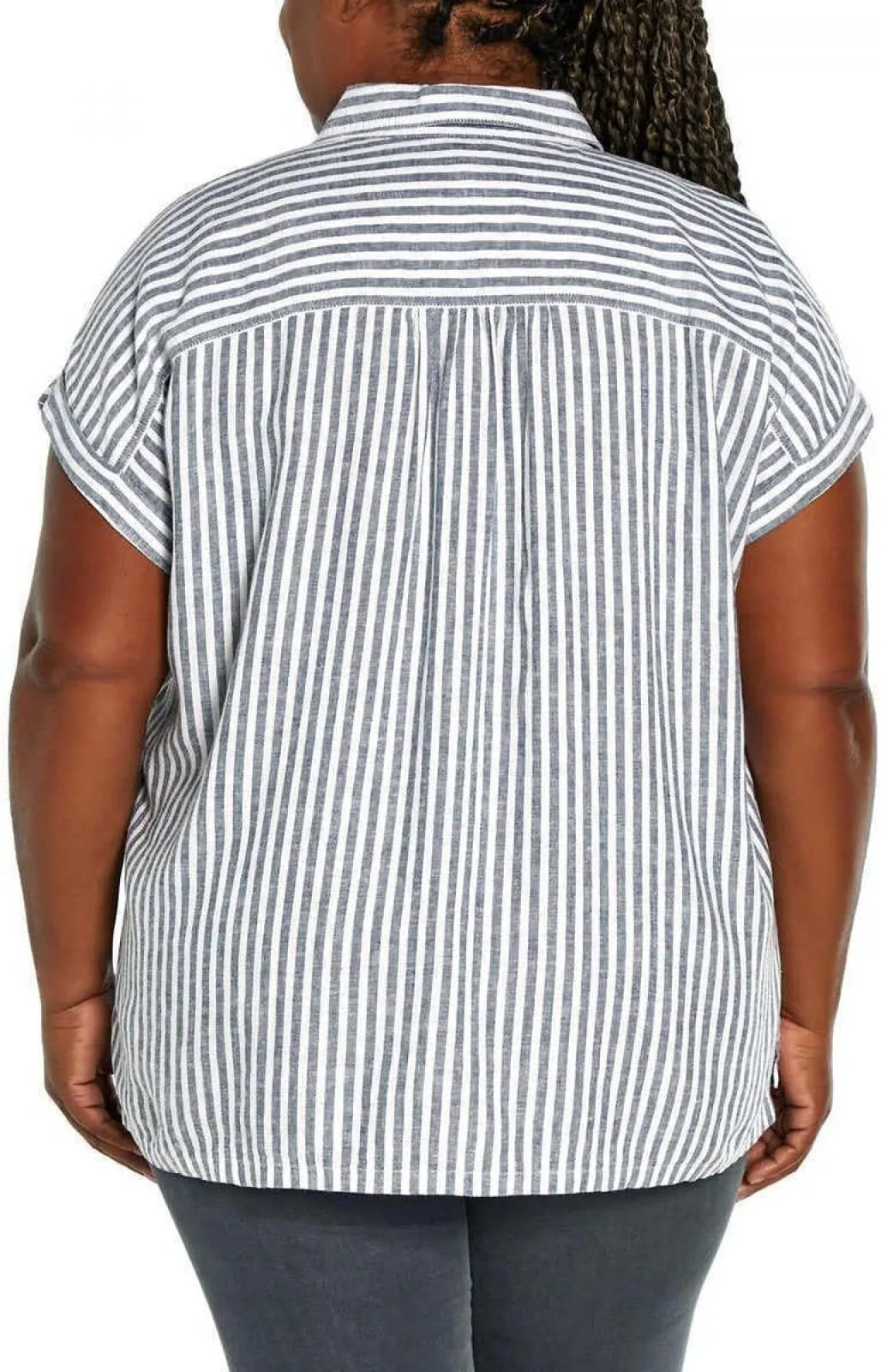 Orvis Womens Linen Blend Button Up Shirt 1758407