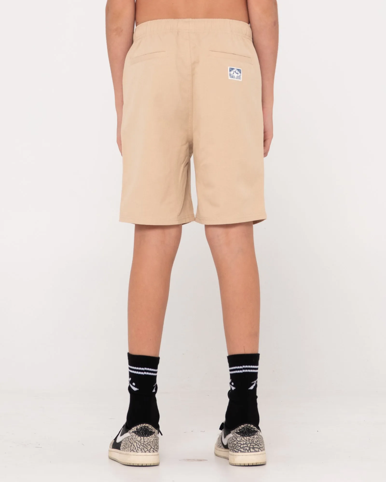 Overtone Elastic Waist Linen Short Boys