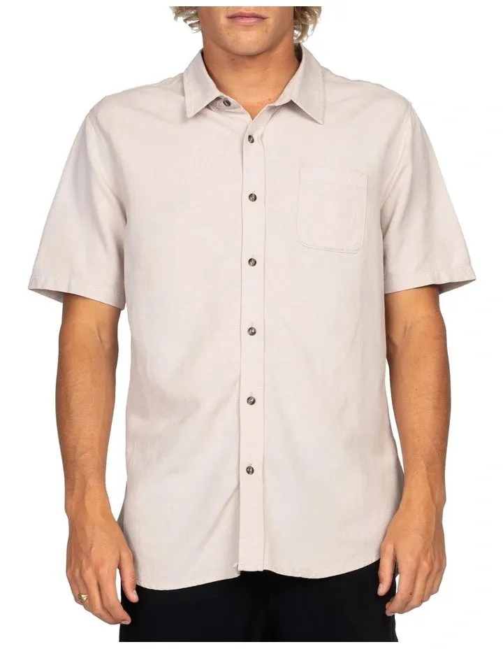 Overtone Short Sleeve Linen Shirt