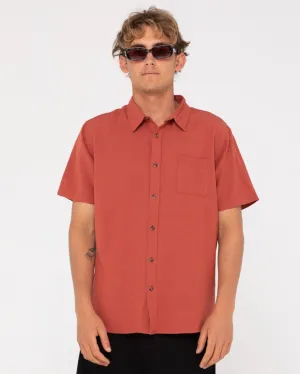 Overtone Short Sleeve Linen Shirt