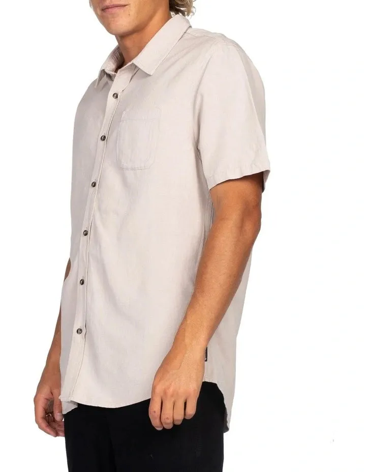 Overtone Short Sleeve Linen Shirt