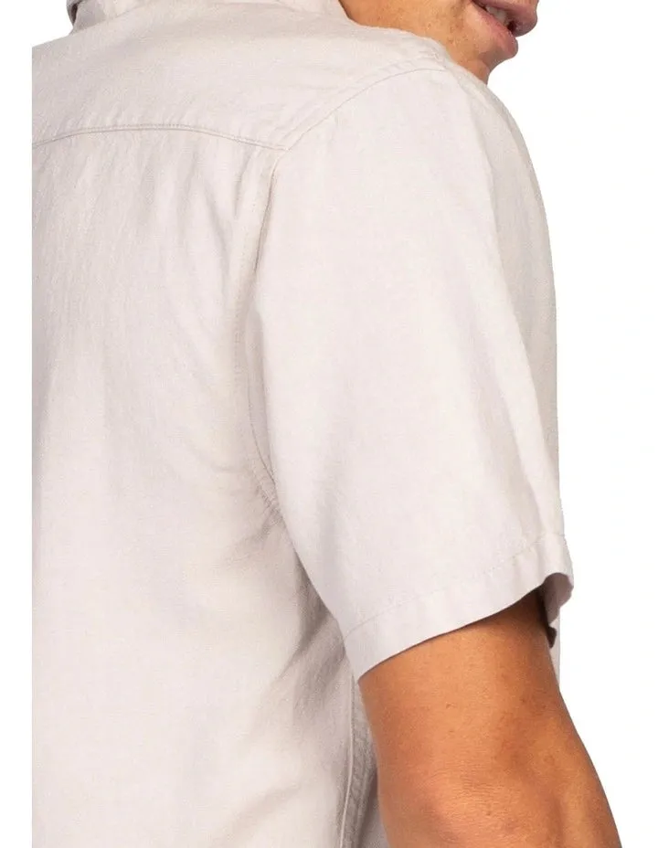 Overtone Short Sleeve Linen Shirt