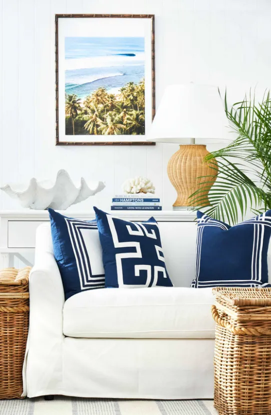 Paloma Living - Linen Navy Milano Cushion 50x50