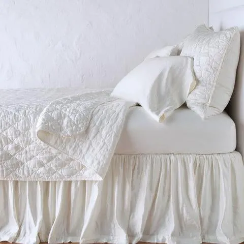 Paloma Pillowcase - Winter White - Standard