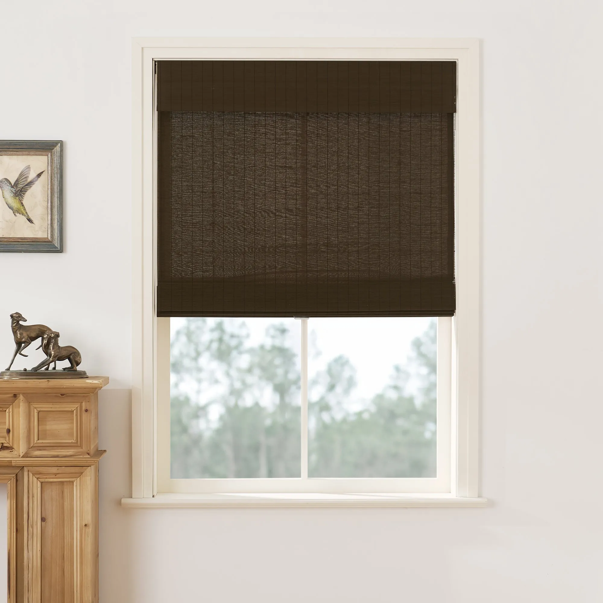 Panda Woven Bamboo Blinds & Shade|Coffee Bean