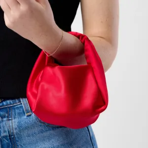 Parachute Bag - Red Silk Satin