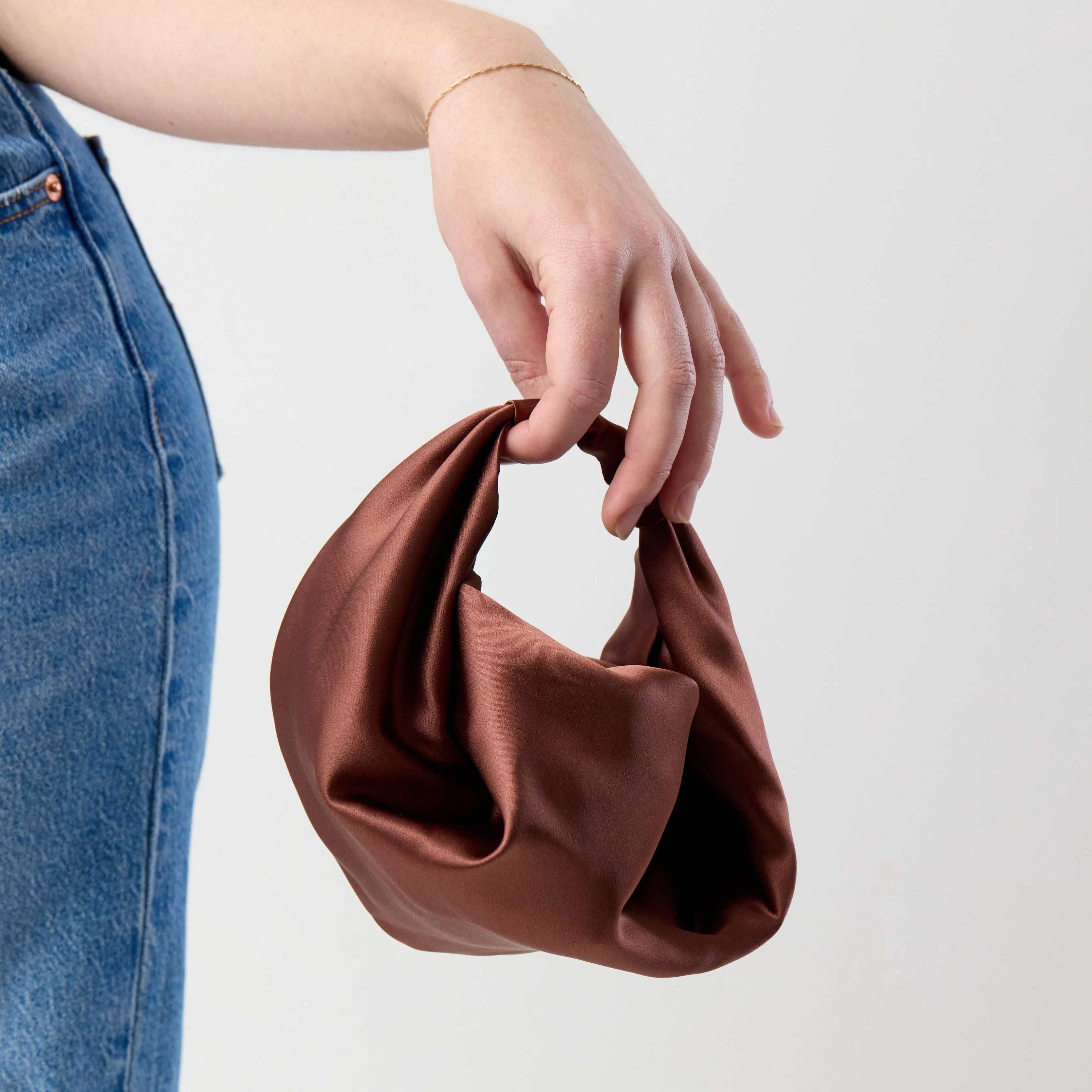 Parachute Bag - Tobacco Silk Satin