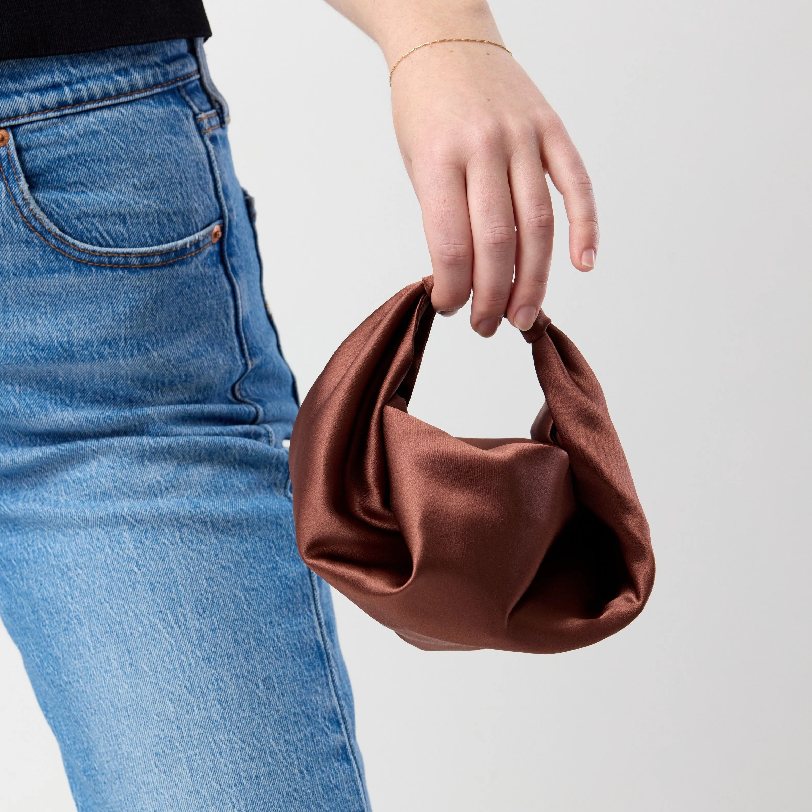 Parachute Bag - Tobacco Silk Satin