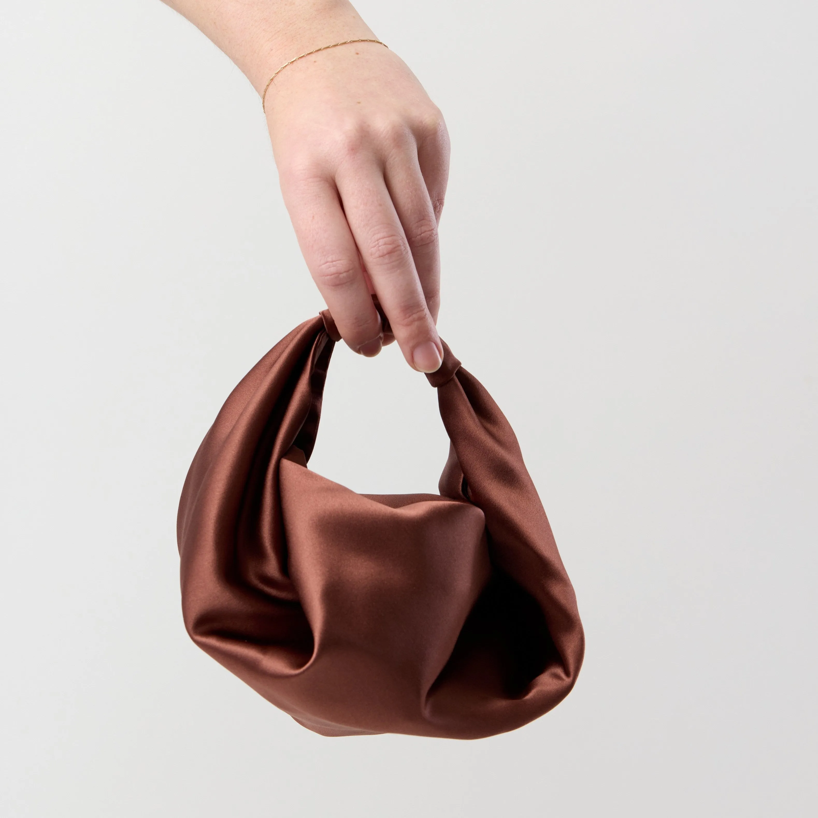 Parachute Bag - Tobacco Silk Satin