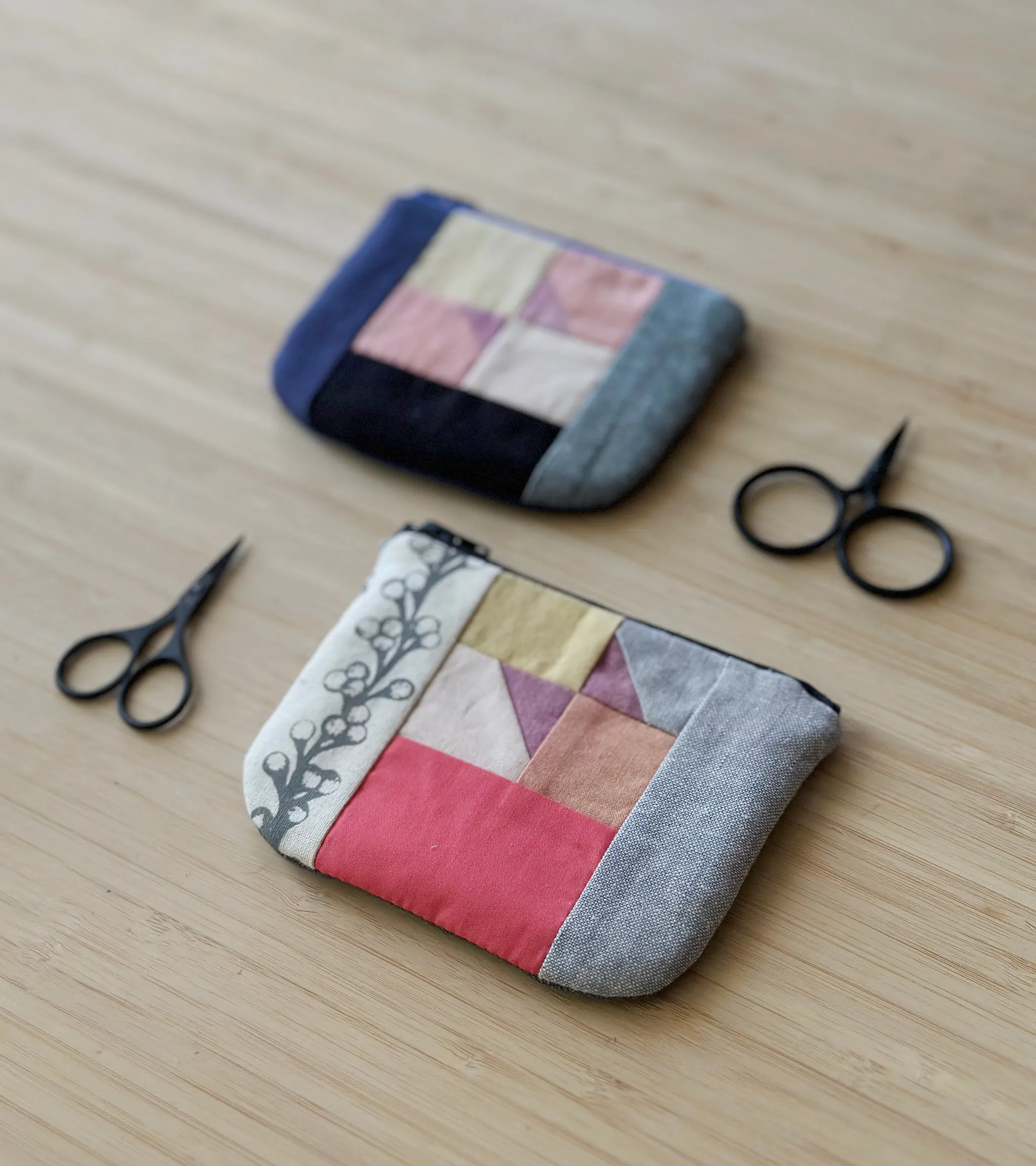 Patchwork Zip Pouch