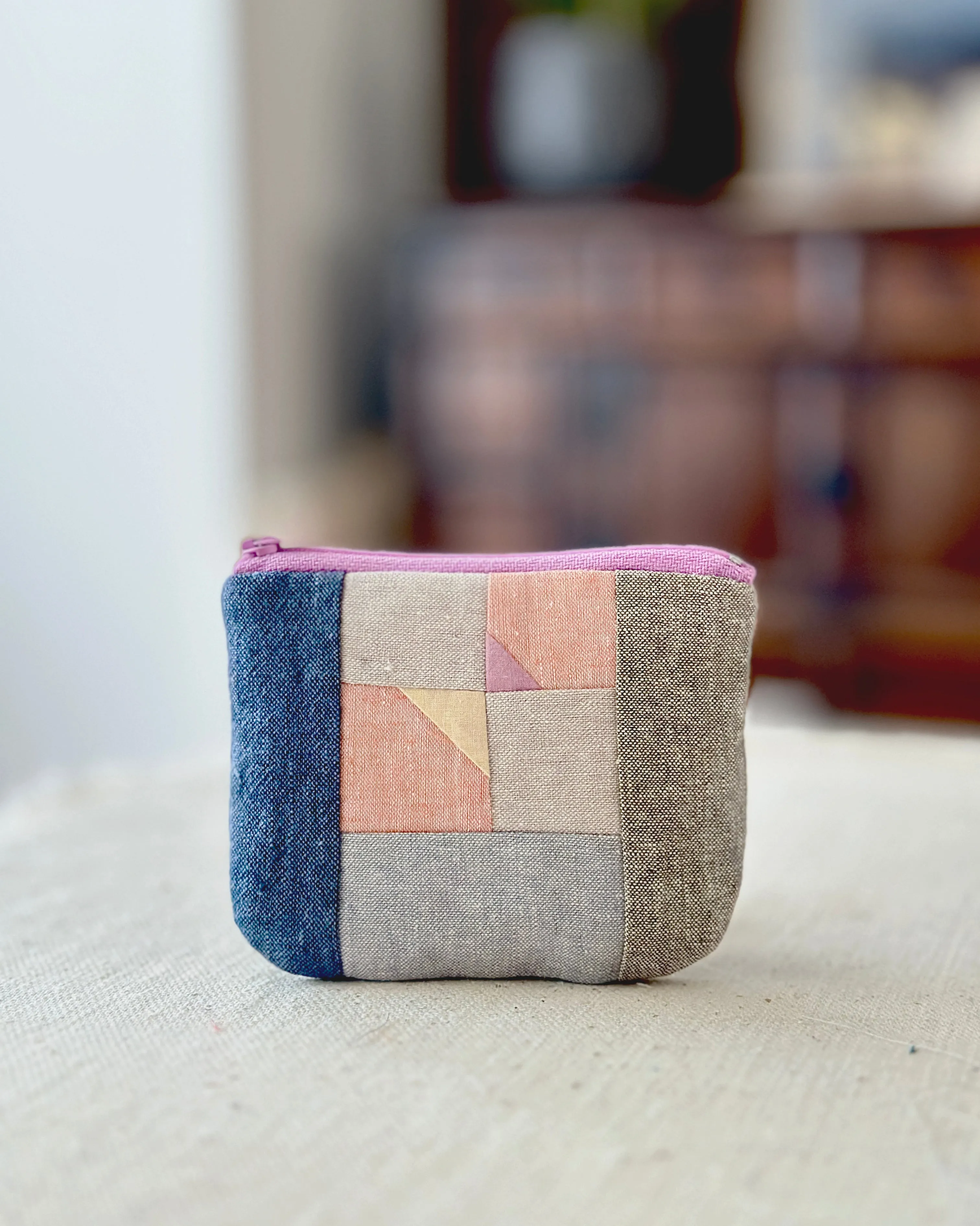 Patchwork Zip Pouch
