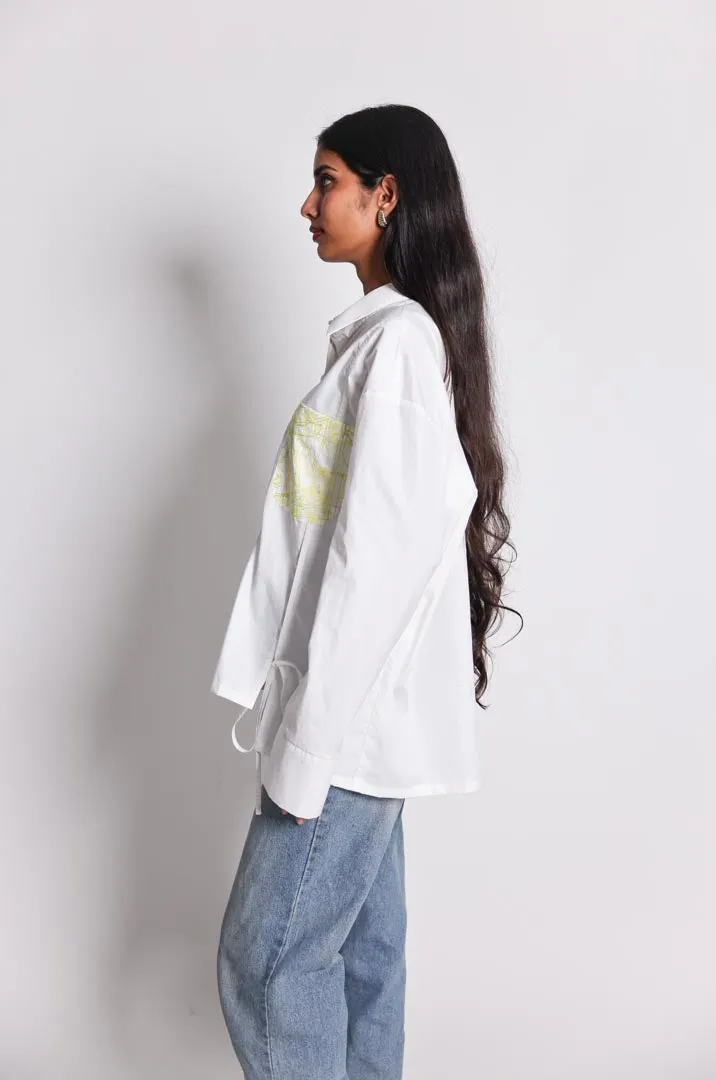 Pattern Pocket Shirt