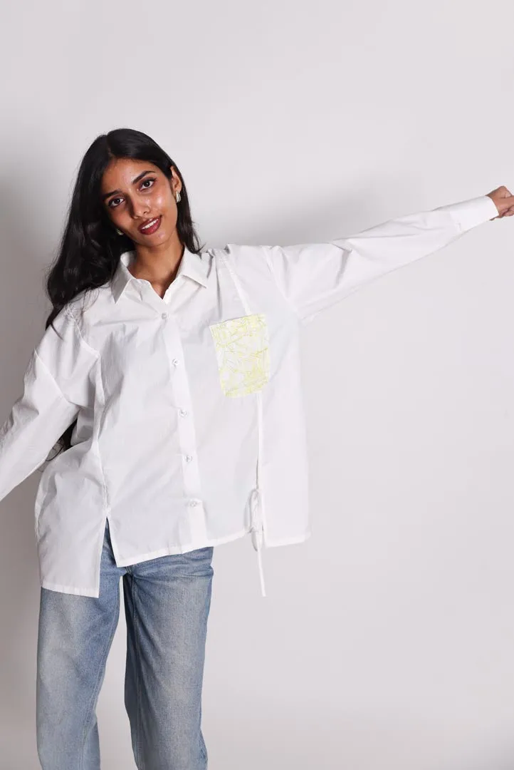 Pattern Pocket Shirt