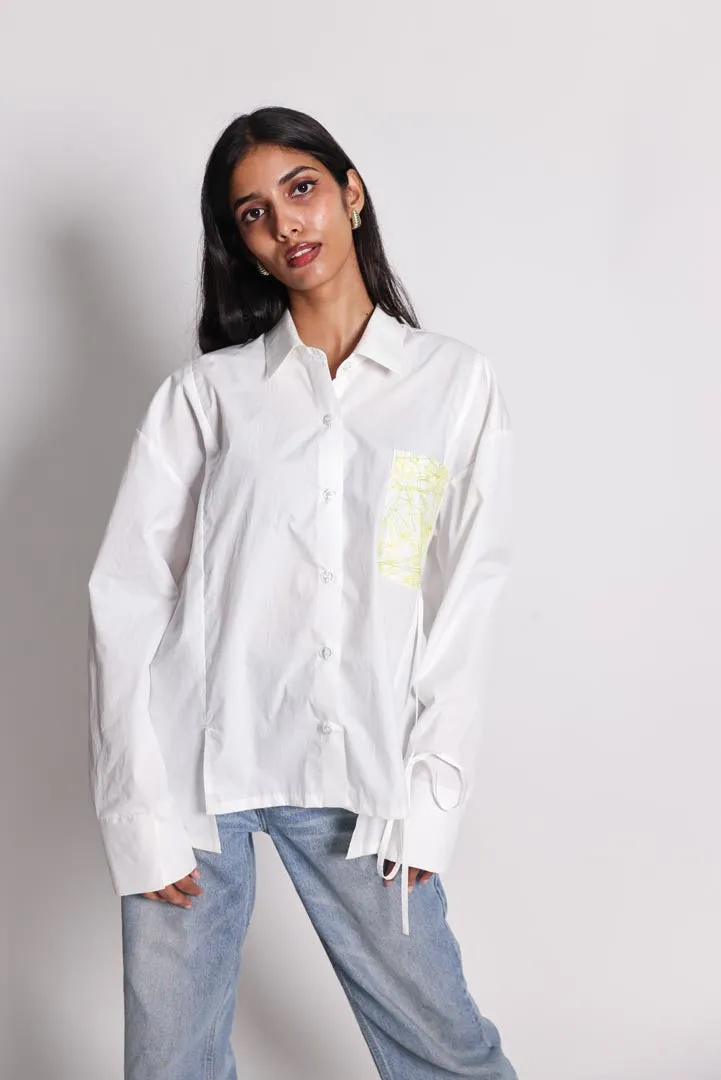Pattern Pocket Shirt
