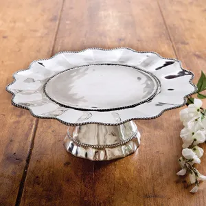 PEDESTAL PEARL DENISSE CAKE PLATE