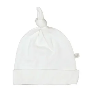 Perlimpinpin Bamboo Knot Hat - Ivory