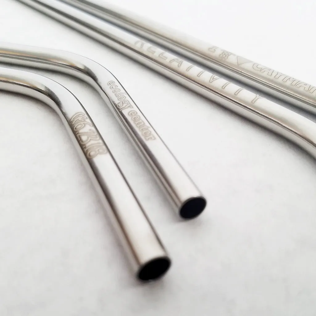 Personalized Stainless Steel Straws