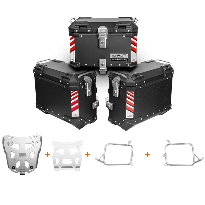 PIKE TRACKER Series Side Cases and Top Case-BMW S1000XR