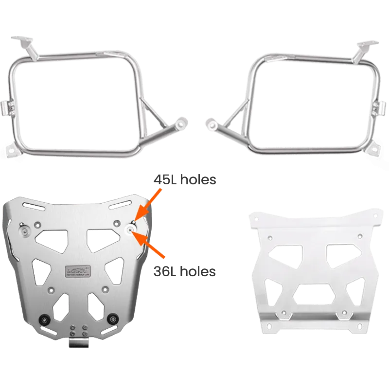 PIKE TRACKER Series Side Cases and Top Case-BMW S1000XR