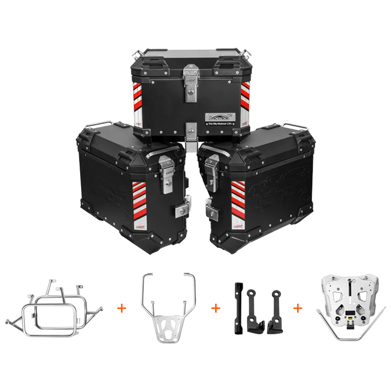PIKE TRACKER Series Side Cases and Top Case-DUCATI DESERT X (2023- )