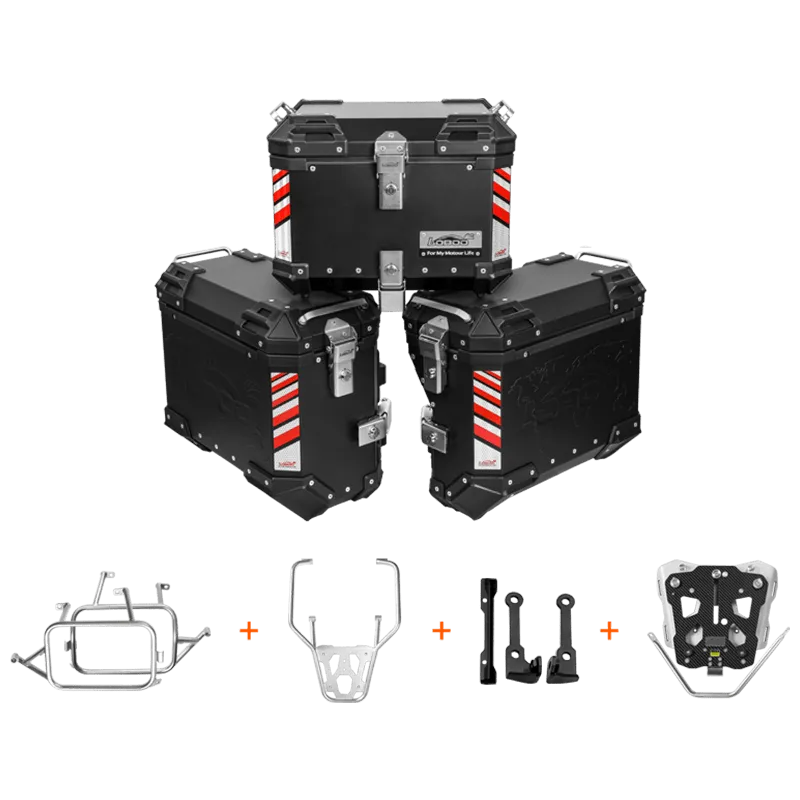 PIKE TRACKER Series Side Cases and Top Case-DUCATI DESERT X (2023- )