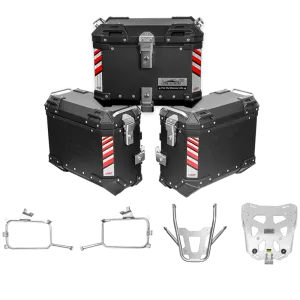 PIKE TRACKER Series Side Cases and Top Case-HONDA NC750X (2019- )