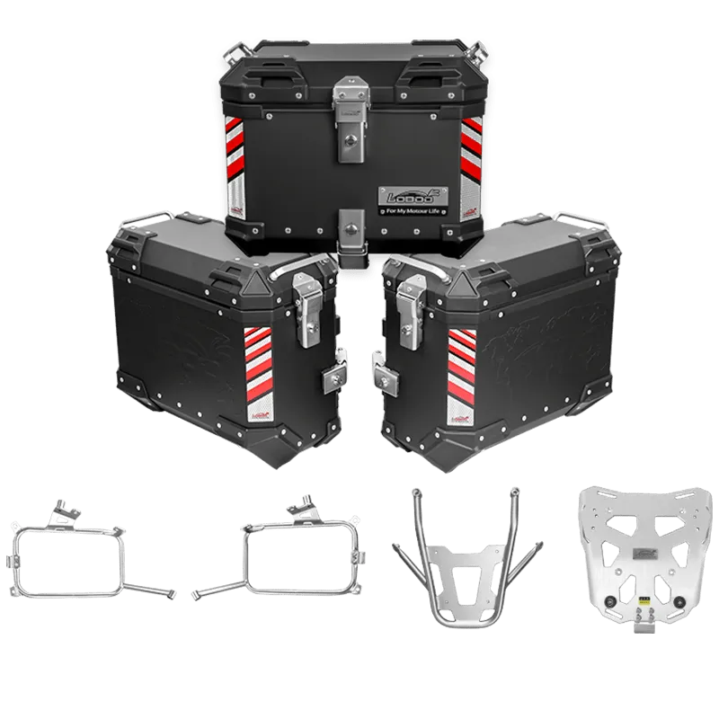 PIKE TRACKER Series Side Cases and Top Case-HONDA NC750X (2019- )